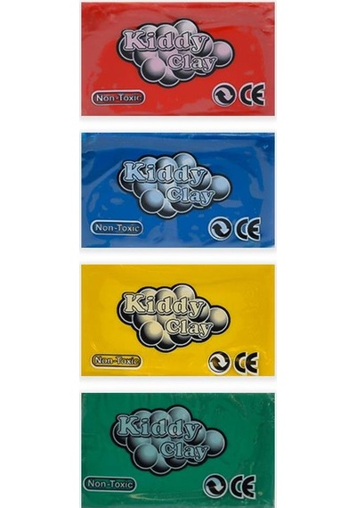 Kiddy Clay Renkli Oyun Hamuru 4lü 240gr Çok Renkli
