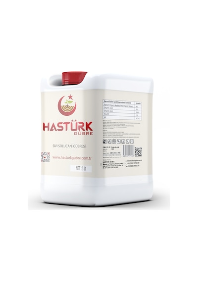 Hastürk Gübre Sıvı Solucan Gübresi 5 L.