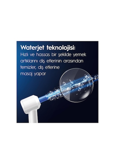 Oral-b Ağız Sağlığı Merkezi: Ağız Duşu, 1 Oxyjet Başlığı, 1 Su Je