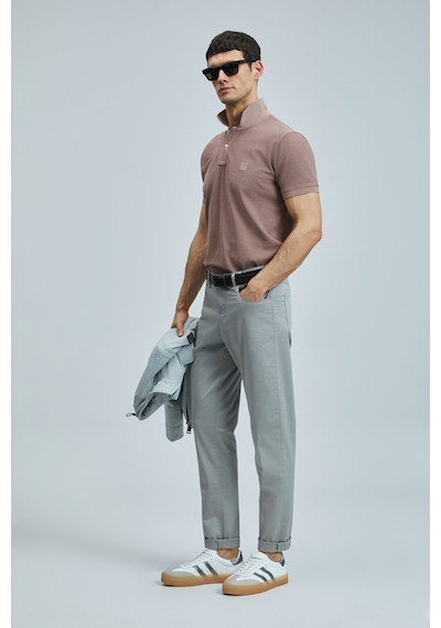 Lufian Erkek Helt 5 Cep Slim Fit Spor Pantolon 111190347 Gri Gri