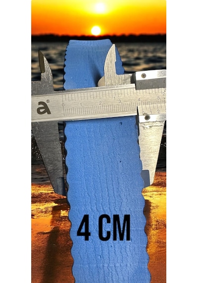 Yüzme Tahtası Mavi Büyük Boy 46x31x4 Çocuklar Ve Yetişkinler İçin Mavi