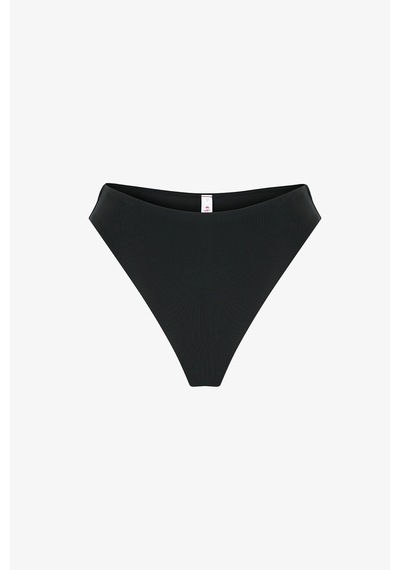 Penti Siyah High Leg Slip Bikini Altı