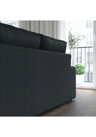 Ikea Antrasit Konforlu Kanepe - 2'li Kanepe