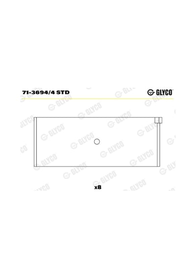 Glyco 713694.4 Std Kol Yatak Audı 81mm 4b -