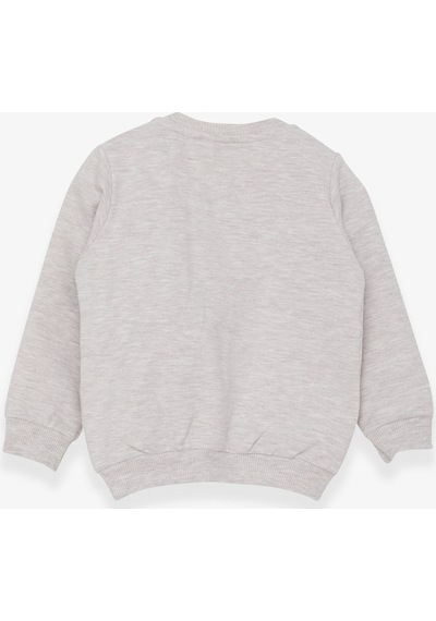 Breeze Kız Çocuk Sweatshirt Ayıcık Aksesuarlı 1.5-5 Yaş, Bej Mela (556838398) Çok Renkli