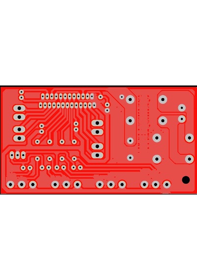4X40 Watt 4 Kanal Amfi Ses Devre Kartı Yeşil