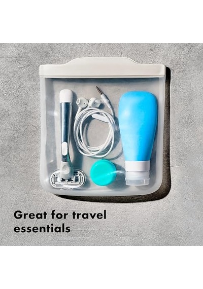 Tr Good Grips Silicone Reusable Bag Sandwich Bag 28 Oz - Oat Diğer