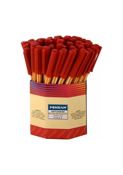 Pensan Officepen 60 Lı 1,0 Mm Kırmızı Tükenmez Kalem