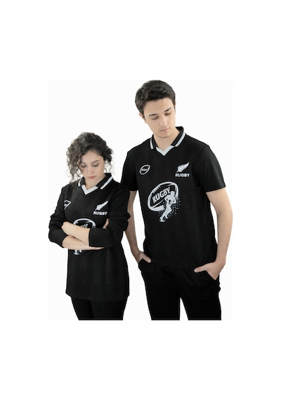 Urbantrendstore Rugby Tasarımlı Günlük Rahat Kullanım Casual Tişört Siyah Kısa Kol Urbantrendstore Rugby Tasarımlı Günlük Rahat Kullanım Casual Tişört Siyah Kısa Kol