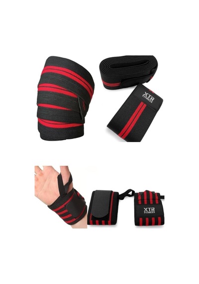 Ağırlık Bilekliği Bilek Koruyucu Wrist Wraps Ve Spor Dizlik Seti Genel