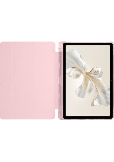 Honor Pad 9 12.1 İnch Tablet Uyumlu Kılıf Katlanır Kalemlikli Standlı Uyku Modlu Akıllı Kapak Kapaklı Kılıf