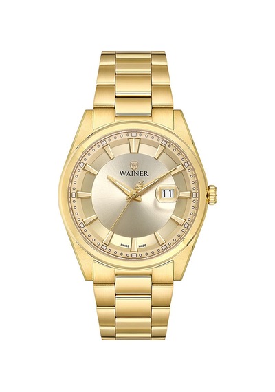 Wainer Wa.17200-f Erkek Kol Saati Altın