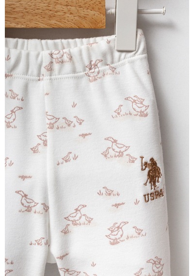 U.S. Polo Assn. U.s. Polo Assn Kız Bebek Beyaz Takım Beyaz
