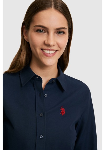U.s. Polo Assn. Kadın Lacivert Gömlek Basic 50324791-vr033