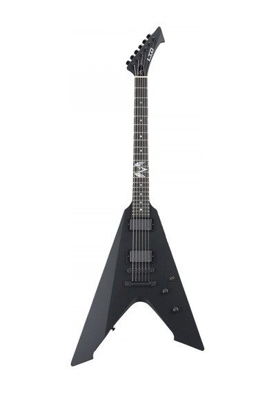 Esp Ltd Lvultureblks James Hetfield Signature Vulture Black Satin V Kasa Mat Siyah Emg Het Set
