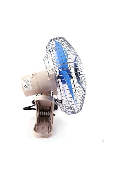 Ahmet Otomotiv Araç Içi Mandallı 12v 6" Oto Vantilatör - 2 Kademe Hız Ayarlı