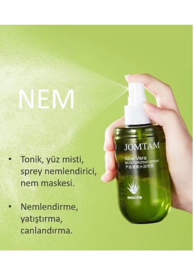 Jomtam Aloe Vera Nemlendirici Sprey Tonik 160 ML