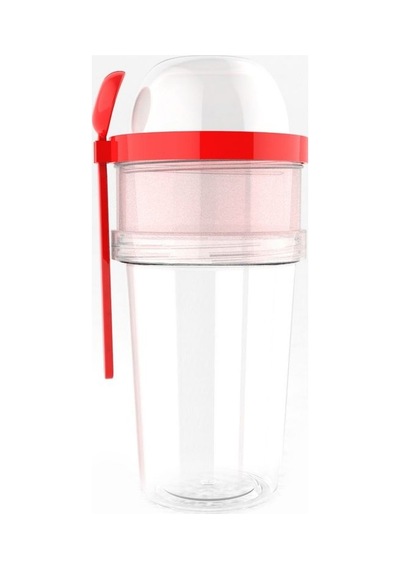 Zweikell Capsularge Bpa İçermez Atıştırmalık Kabı Kırmızı 750 ML Çok Renkli