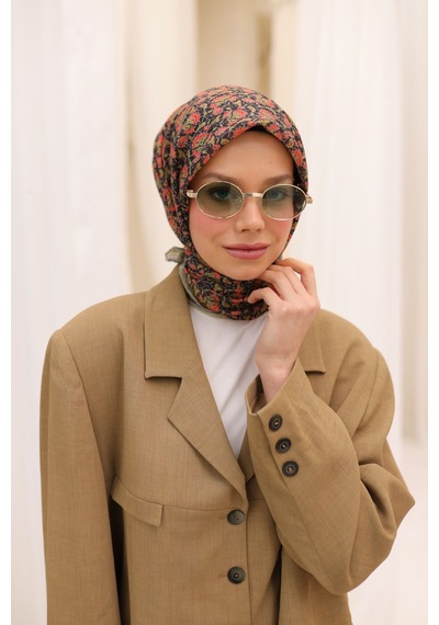 Silk Home Soft Eşarp 73077-14 Asit, Siyah, Yavruağzı