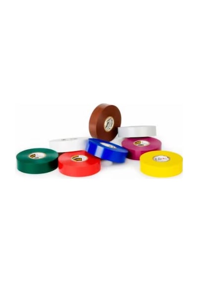 3m Scotch 35 Vinil Elektrik Bandı Beyaz 19 Mm X 20 M 3m 10'lu