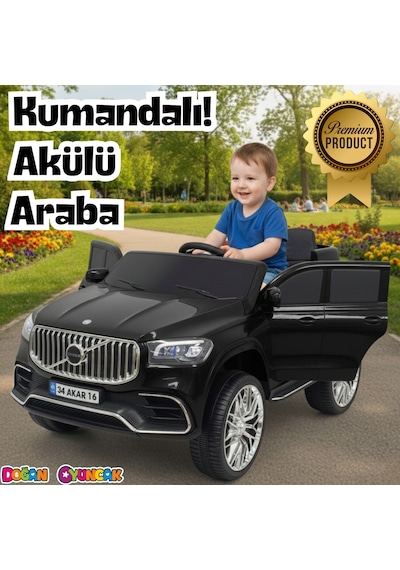 Voyage Gt Siyah Uzaktan Kumandalı 4x2 12 Volt Akülü Araba - Rc Volvo Akülü Araba Volvo Akülü Araç Çok Renkli