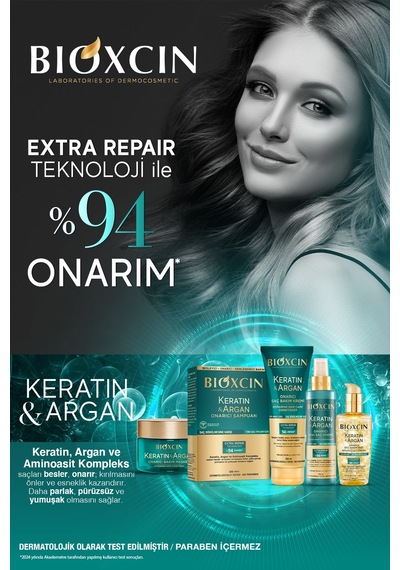 Bioxcin Keratin & Argan Onarıcı Bakım Maskesi 225 Ml 3 Adet