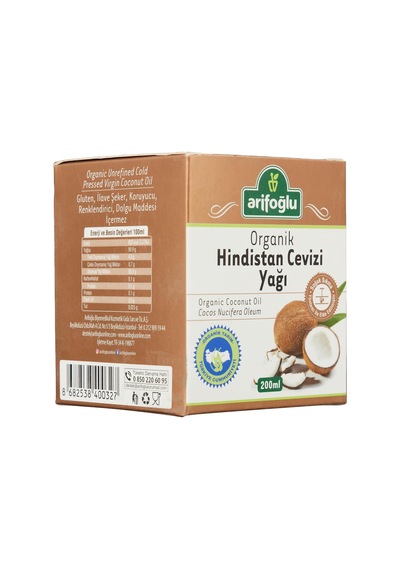 Lexroo Organik Hindistan Cevizi Yağı 200 Ml