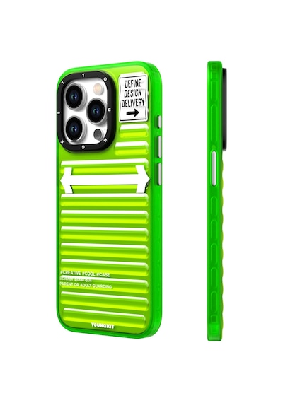 Apple Uyumlu iPhone 15 Pro Kılıf Youngkit Luggage Firefly Serisi Kapak Mavi