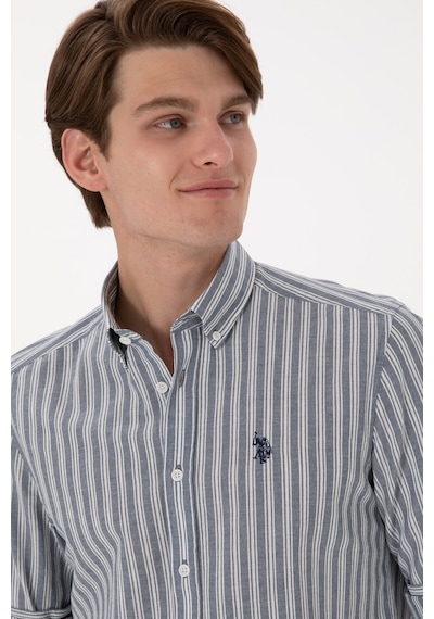 U.s. Polo Assn. Erkek Mavi Gömlek Desenli 50306349-vr036 Mavi U.s. Polo Assn. Erkek Mavi Gömlek Desenli 50306349-vr036 Mavi
