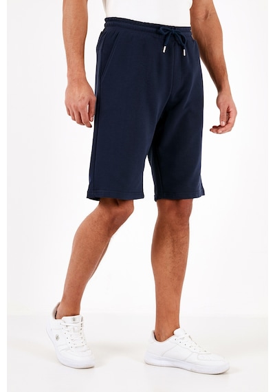 Buratti Pamuklu Belden Bağlamalı Cepli Regular Fit Erkek Short 5908042 Indigo