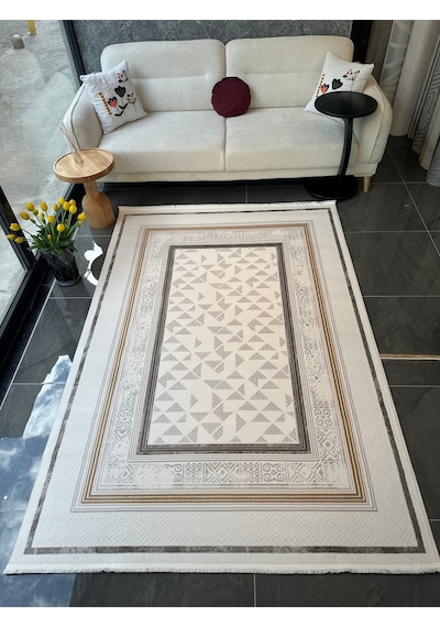 Vista Halı Salon, Oturma, Yatak Odası Halısı Desen Kodu 76593-957 Bej
