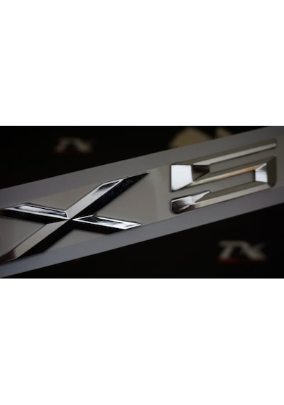 Bmw x5 Bagaj Krom Metal 3M 3D Yazı Logo