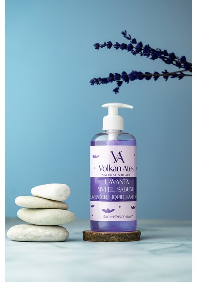 Volkan Ates Natural & Beauty Lavanta Yağlı Sıvı El Sabunu 500 ML