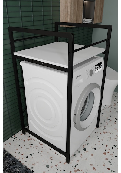 Sundra Banyo Dolabı Çamaşır Ve Kurutma Makinesi Dolabı Beyaz Beyaz