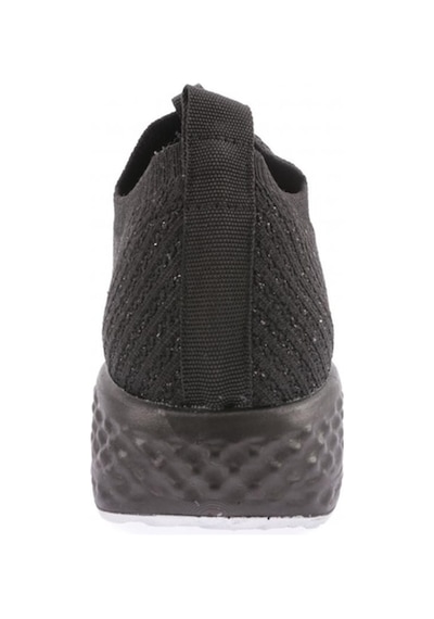 Dgn 842-23y Kadin Bağcikli Lazerli Sneaker Ayakkabi 842-1986-R1534 Siyah