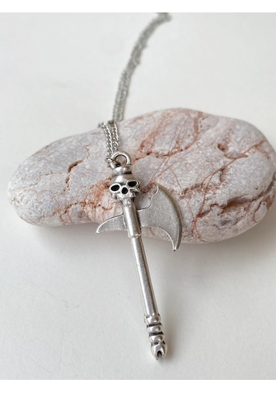 Kurukafa Skull Balta Zincir Kolye Pytkznkly61
