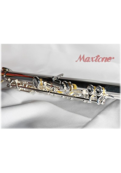 Maxtone Tfc-53se Yan Flüt Gümüş Kaplama Gövde, E-mekanizma Dest