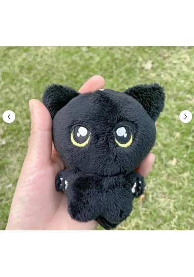 Pepikon Enhypen Skzoo Kpop Peluş Oyuncak 10 Cm Anahtarlık Çanta Aksesuar Siyah