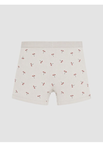 LC Waikiki Lc Waıkıkı Gri Pamuklu Esnek Erkek Boxer 3'lü Paket