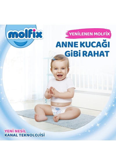 Molfix Bebek Bezi 1 Beden Yenidoğan Mega Avn. Paket 240 Adet 6'lı