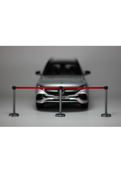1:18 Ölçek Diorama Kordon & Kalabalık Kontrol Direği Seti, Diorama Aksesuarı 1 Set