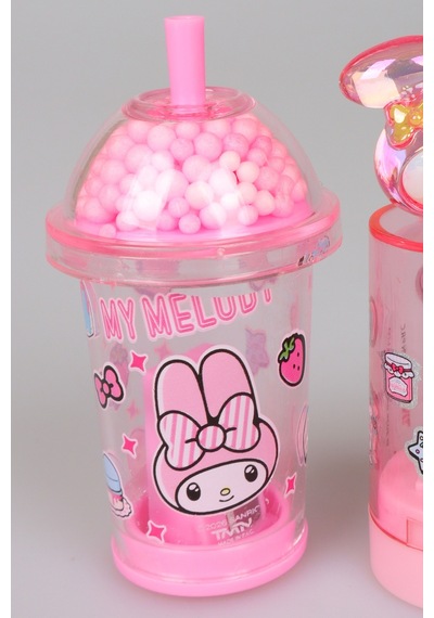 X Dekomus Lisanslı My Melody My Mug Boncuklu Ve 3d Figürlü Tek Bıçaklı Kalemtraş Seti