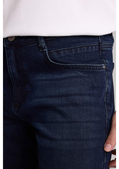 Defacto Sergio Regular Fıt Normal Bel Boru Paça Pantolon G8485ax26smnm83 İndigo-nm83