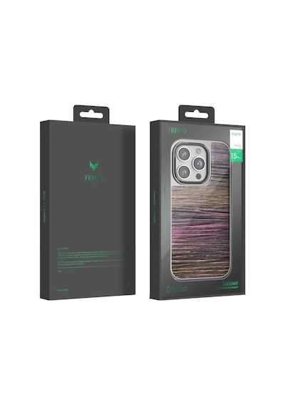 Durukar Apple, Uyumlu iPhone 15 Pro Wave Kapak - Kahverengi
