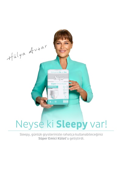 Sleepy Sensitive Antibakteriyel Emici Külot Large 30x4 120 Adet