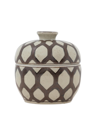 Yargıcı Geometrik Desenli Seramik Kutu 15x16 Cm 26ynha1109m St