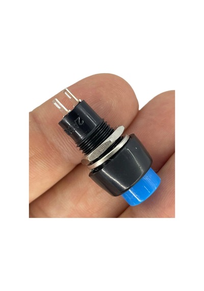 Ic-190 Mavi Buton Yuvarlak Plastik Kalıcılı 10mm