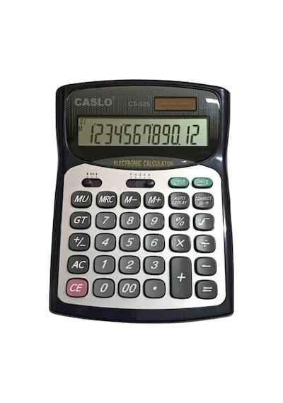 Caslo CS-505 Büyük Boy 12 Hane Hesap Makinesi