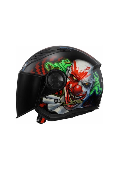 Ls2 Aırflow 2 Happy Dreams Mat Kask Siyah Vizör Tek Renk