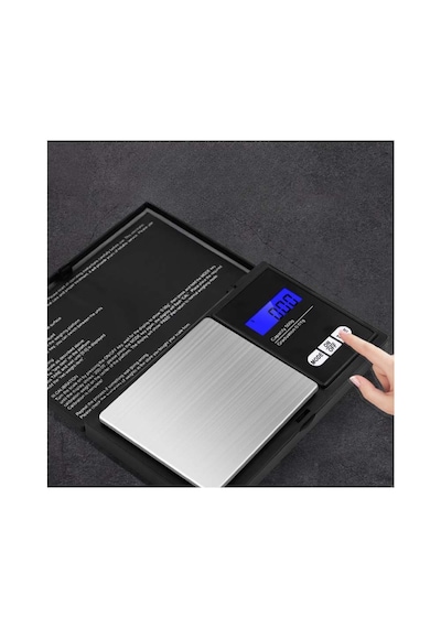 Küçük Dijital Hassas Cep Ölçeği Laboratuvar Mücevher Vb. Terazisi Lcd Elektronik Tartı Max: 500 Gr